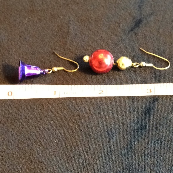 Colorful Christmas Necklace & Bell & Ornament ER’s - Picture 4 of 4